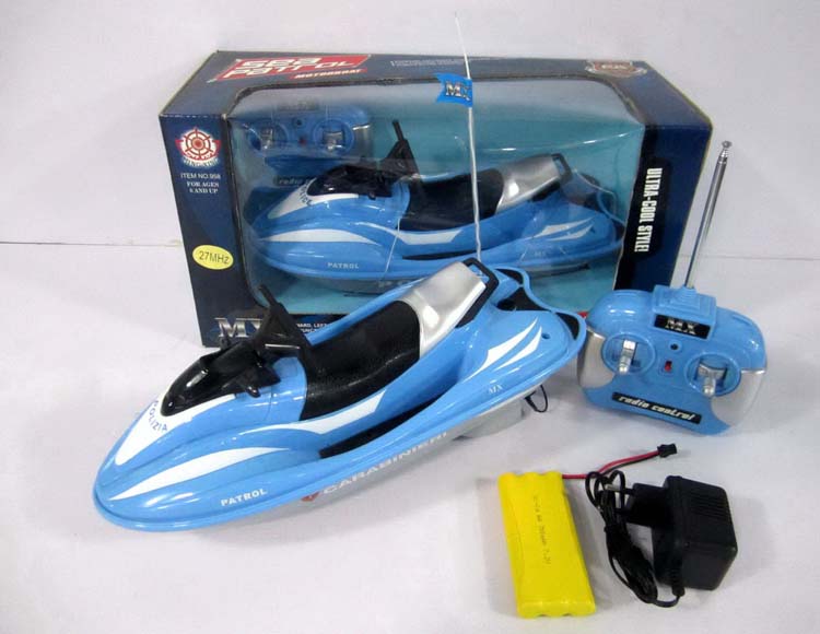 4通遥控摩托艇包电 958